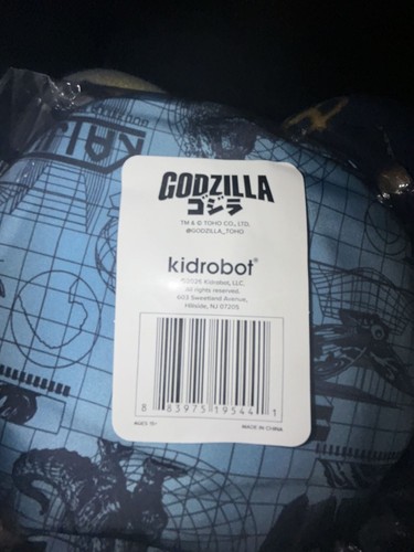 Kidrobot godzilla plush toy - kidrobot,