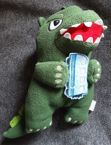 First godzilla plush toy - first,